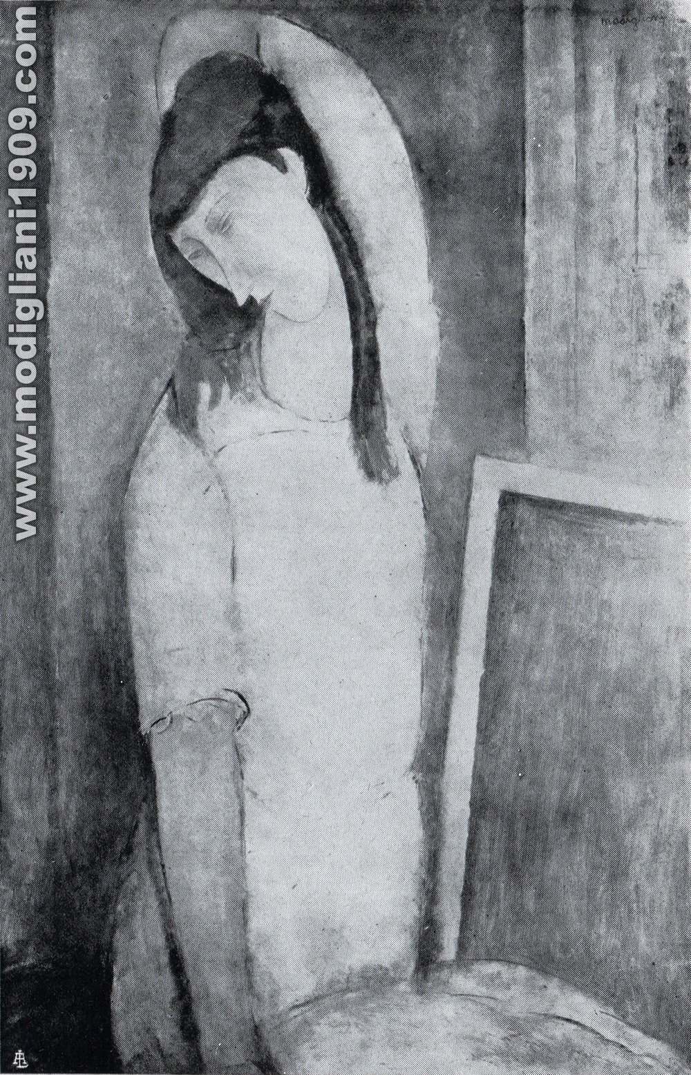 Amedeo Modigliani - Donna dal braccio sollevato - Merion. Barnes Foundation