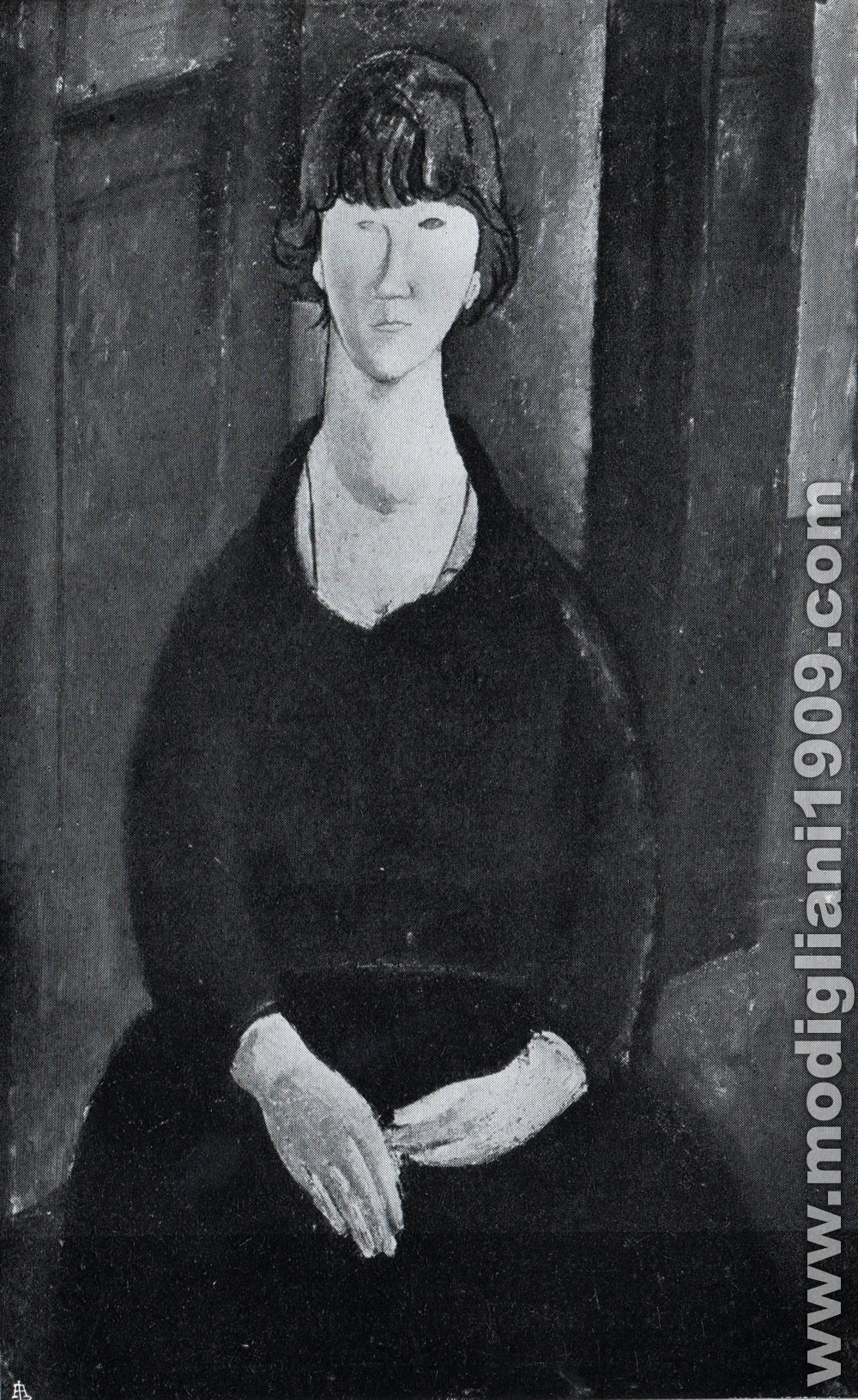 Amedeo Modigliani - La fioraia - 1917 - Parigi. Collezione Lecomte - Duret