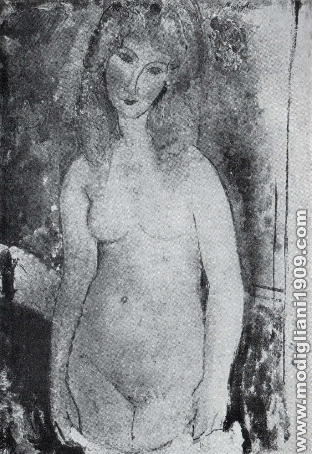 Amedeo Modigliani - Nudo biondo - 1918 - Parigi. Collezione Francis Carco