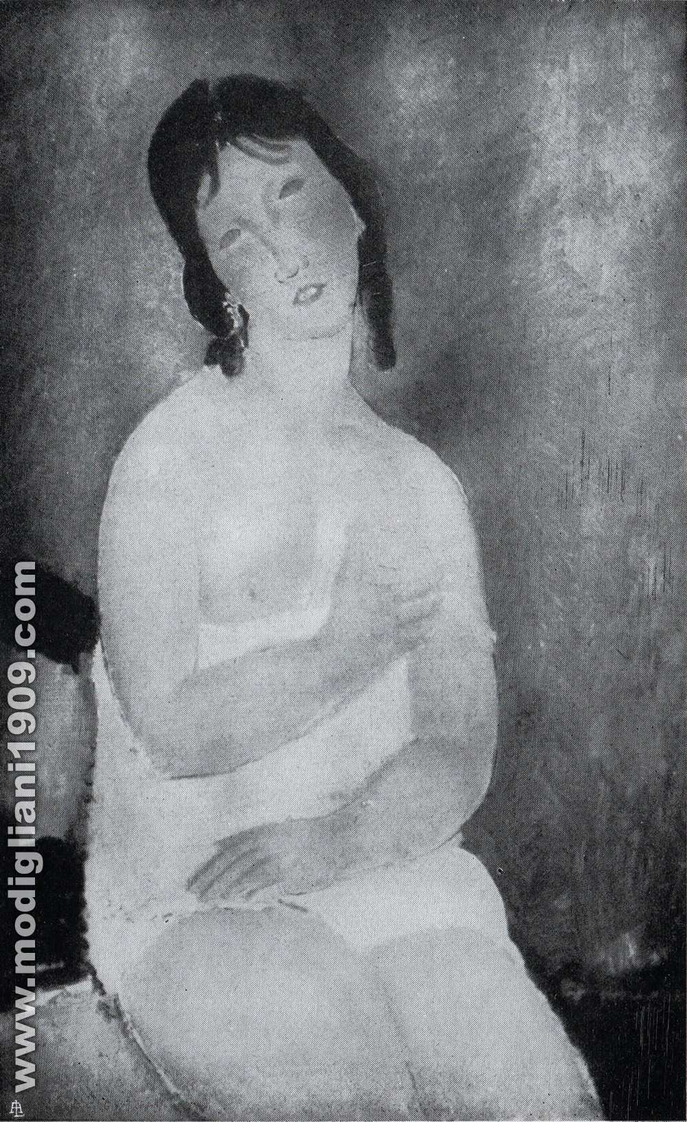 Amedeo Modigliani - Nudo rosa - 1918 - Bruxelles. Collezione René Gaffé