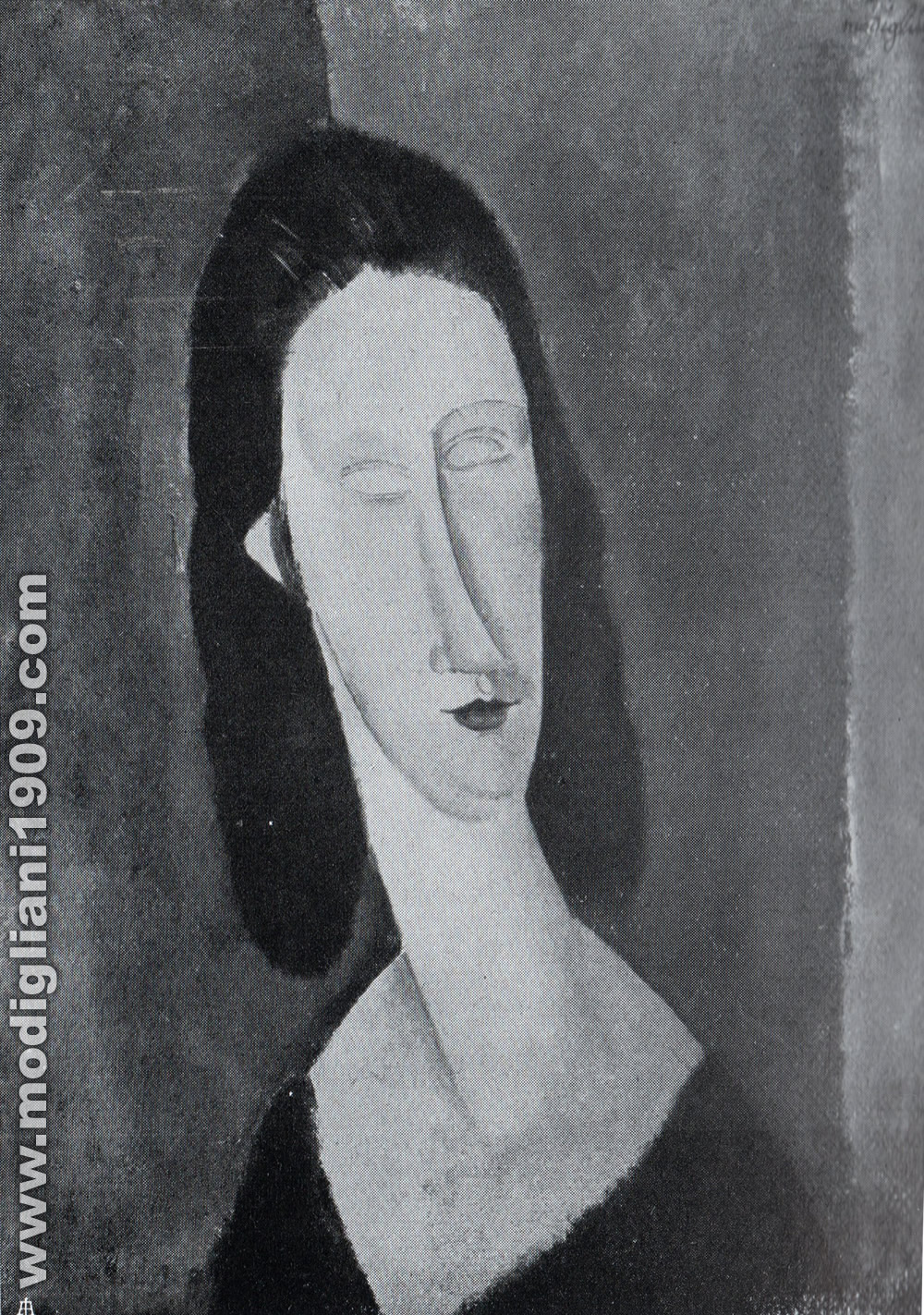 Amedeo Modigliani - Occhi azzurri - Parigi. Collezione Etienne Bignou
