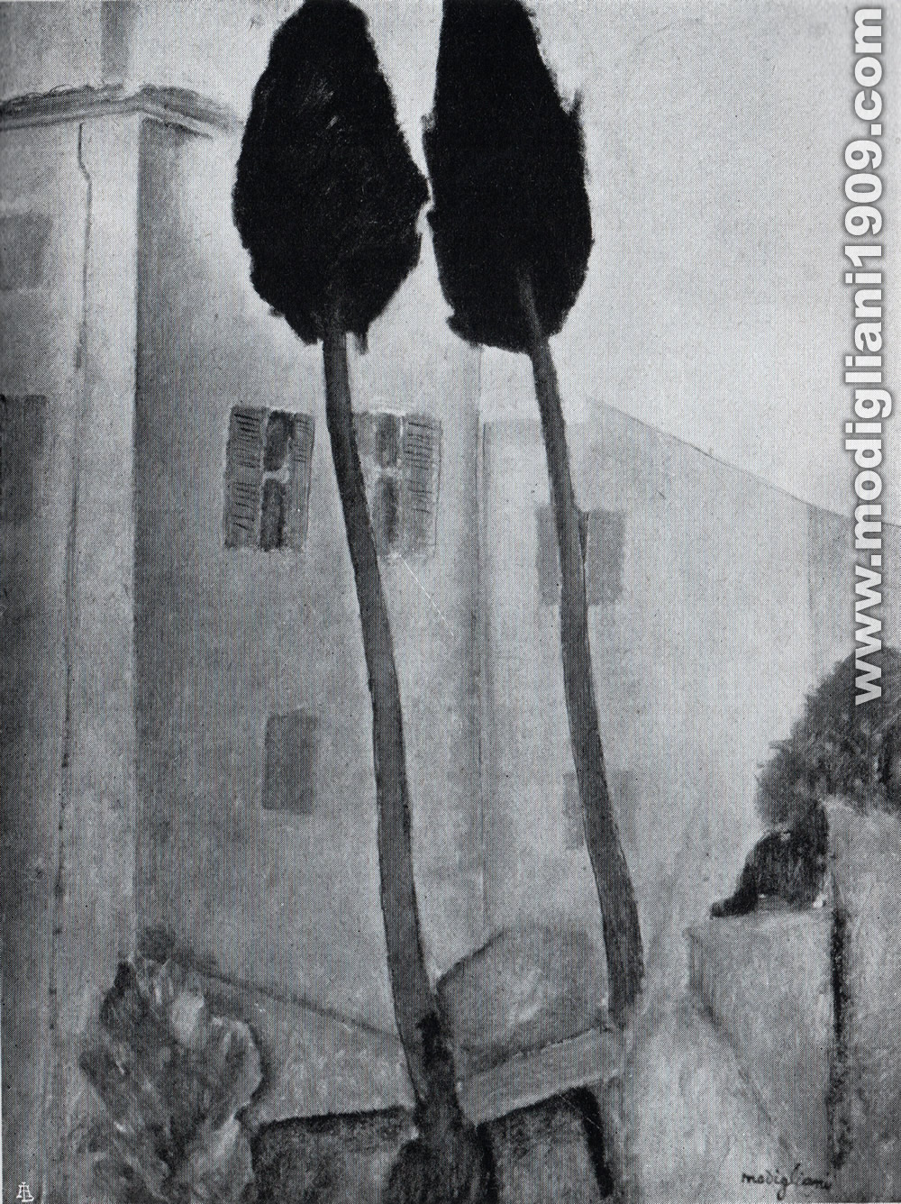 Amedeo Modigliani - Paesaggio meridionale - 1918 - Merion. Barnes Foundation