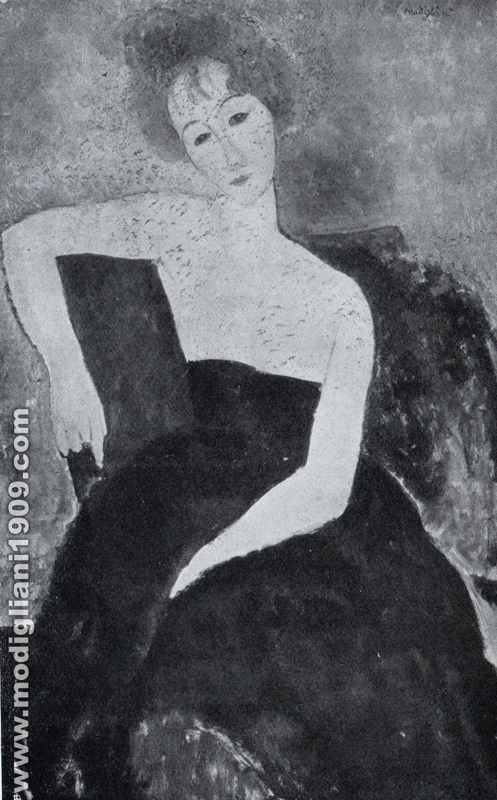 Amedeo Modigliani - Giovane donna seduta - 1918 - Merion. Barnes Foundation