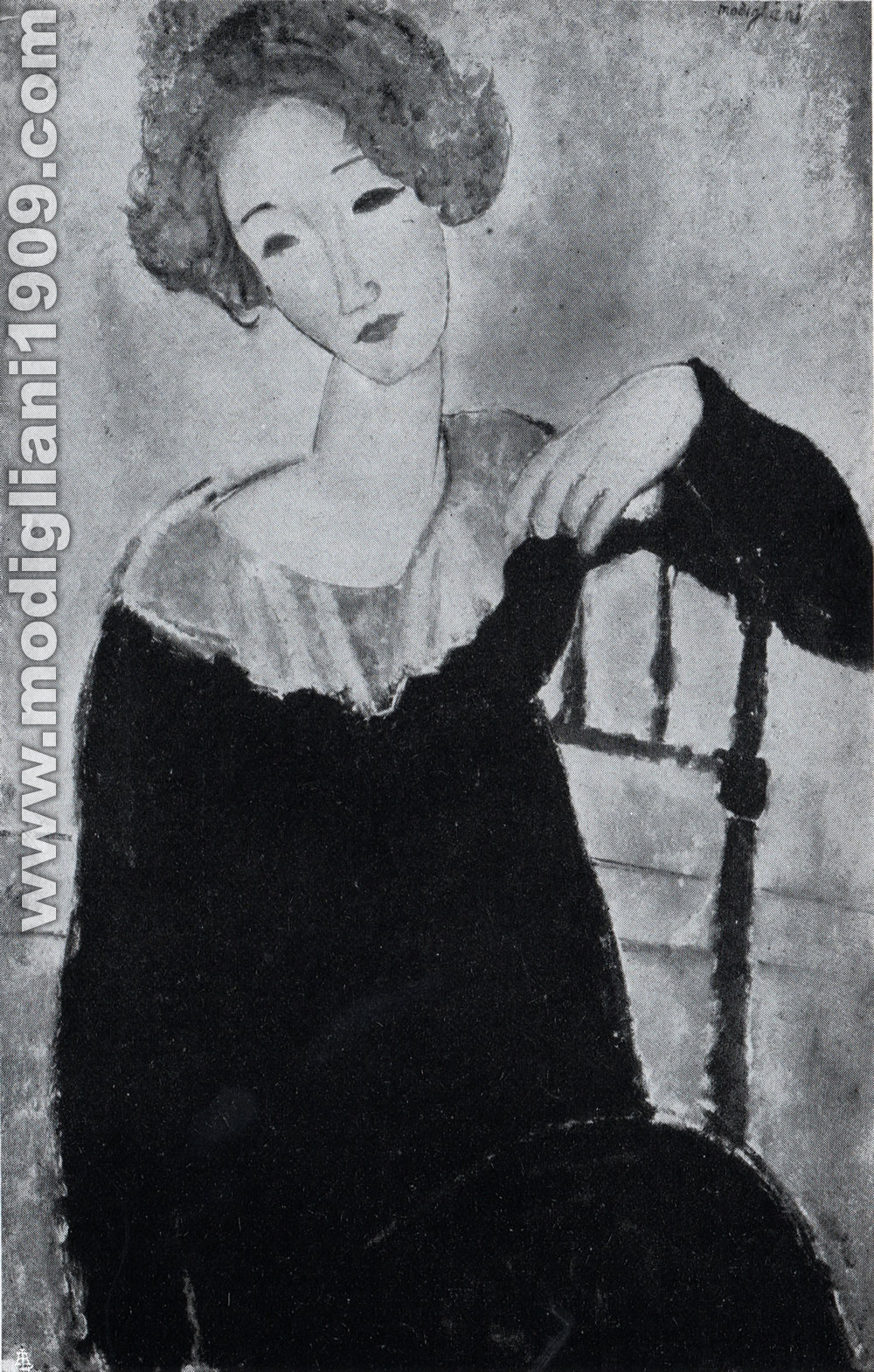 Amedeo Modigliani - Donna bionda - 1917 - Parigi. già collezione Bernheim Jeune