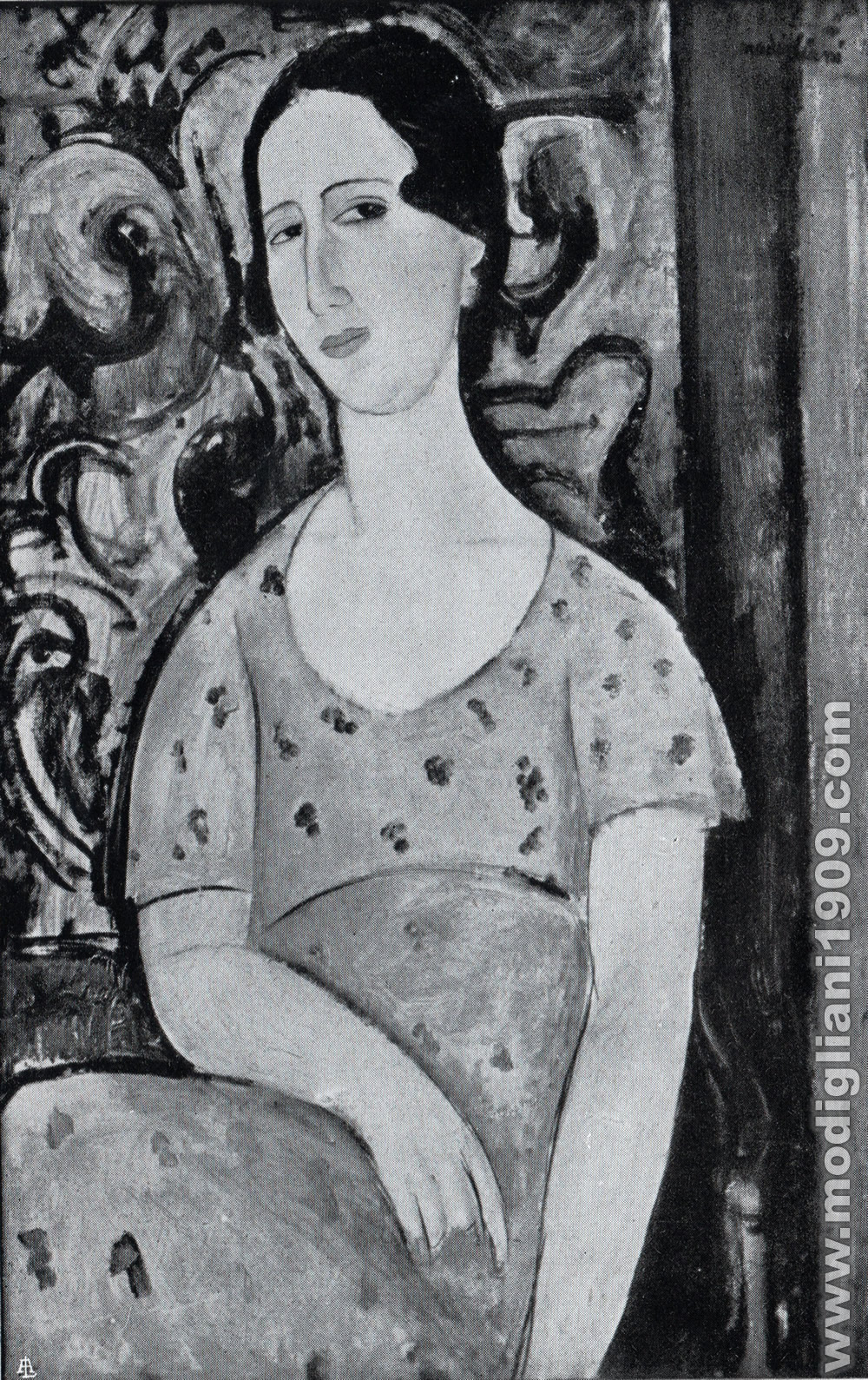 Amedeo Modigliani - La bella spagnola - Parigi. Galleria Bing