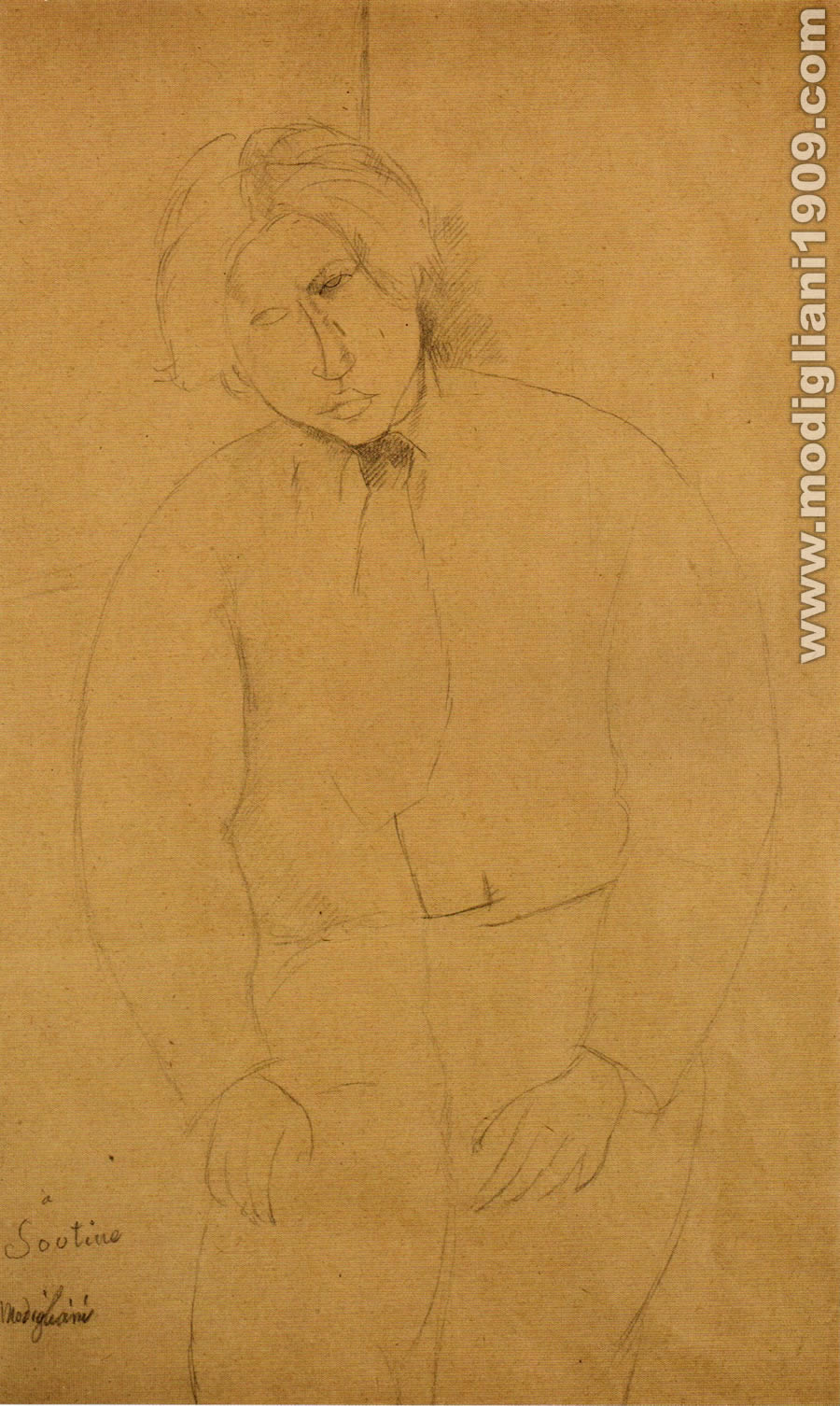 Amedeo Modigliani - Ritratto si Soutine 1916
