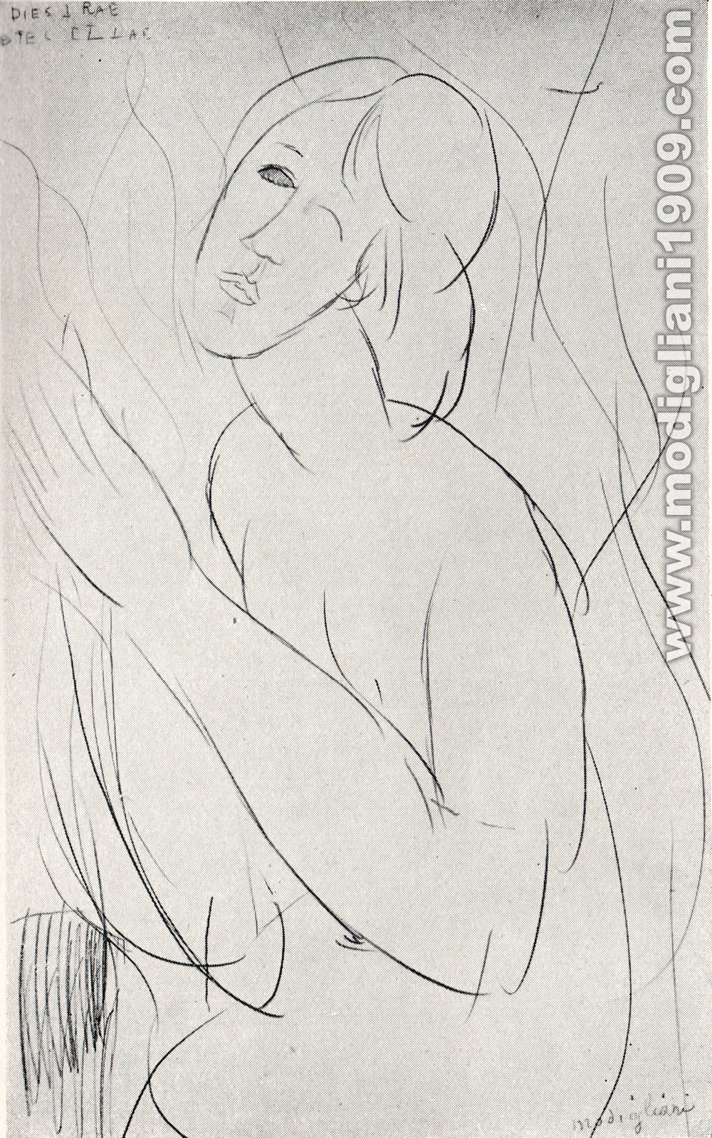 Amedeo Modigliani - DIES IRAE. DIES ILAE - 1918 - Parigi. Collezione Zborowski