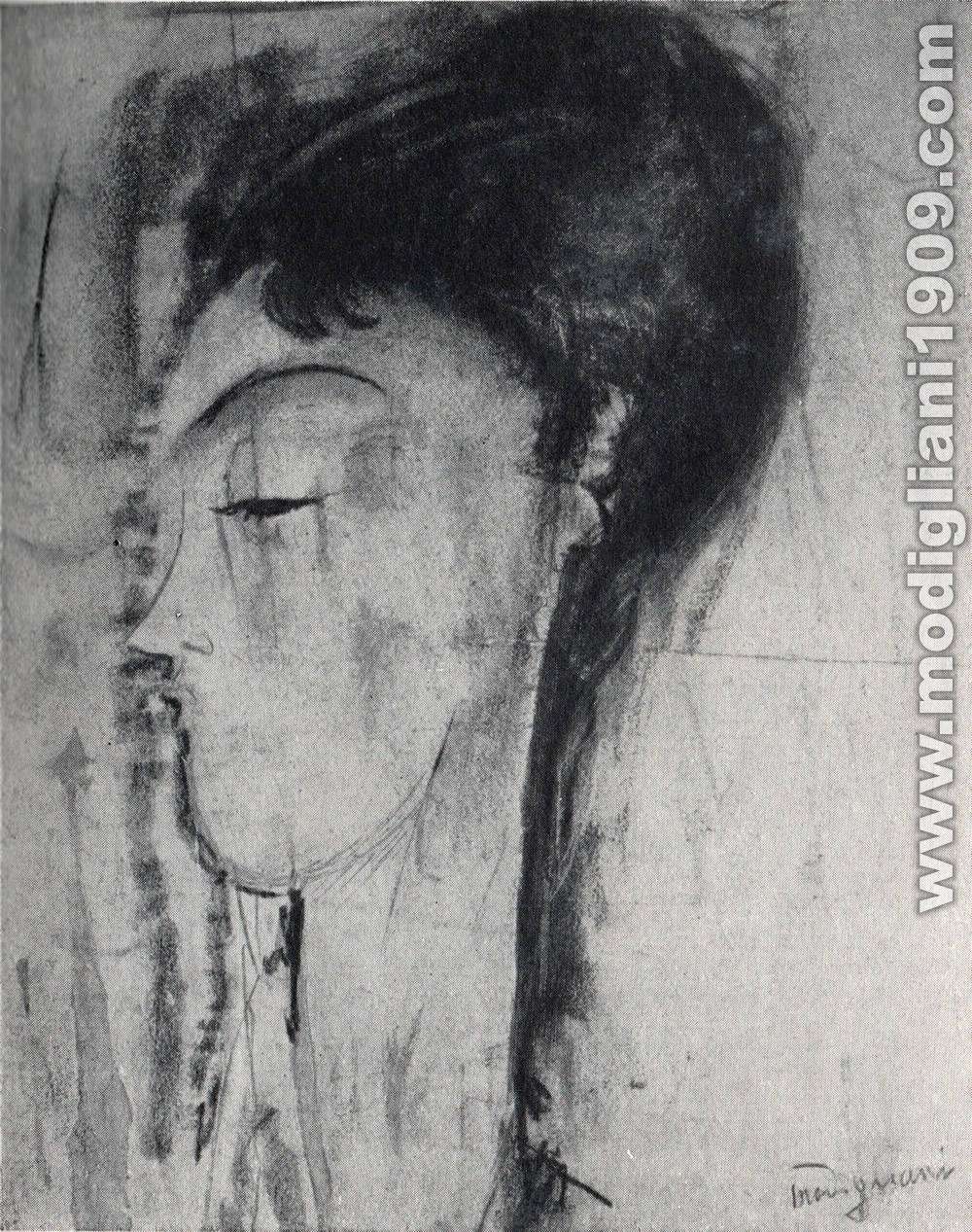 Amedeo Modigliani - M.mme Hastings - 1916 - Parigi. Collezione Sullivan