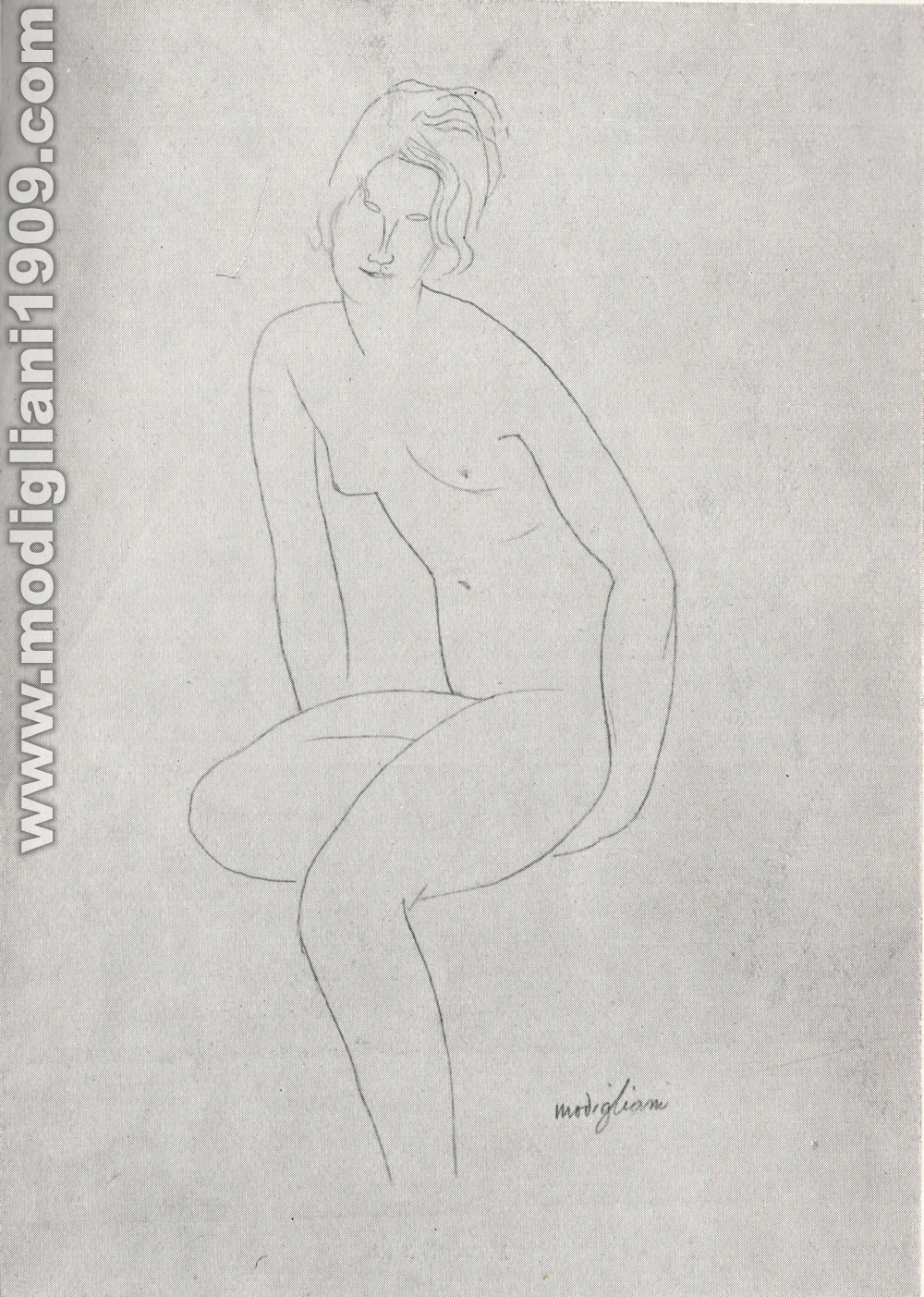 Amedeo Modigliani - Nudo - 1919 - Parigi. Collezione Zborowski