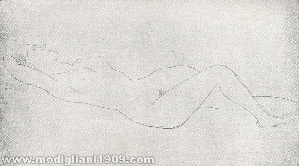 Amedeo Modigliani - Nudo - 1919 - Parigi. Collezione Sullivan