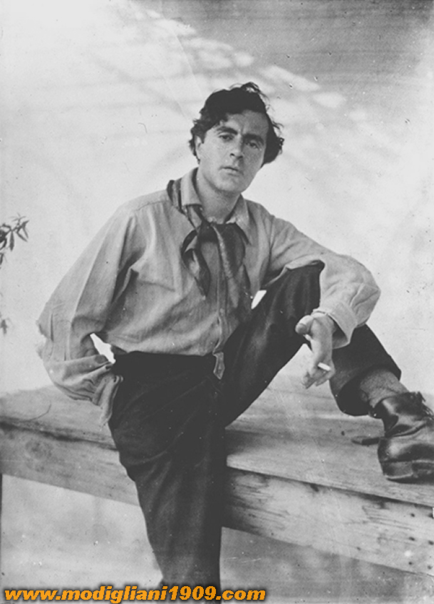 Amedeo Modigliani - foto scattata probabilmente a Firenze