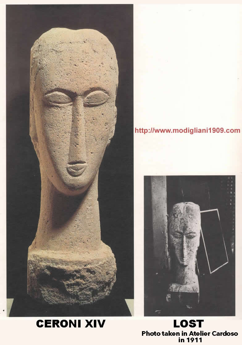 based on Amedeo Modigliani #08 Museum Shop Replica Modigliani Head 