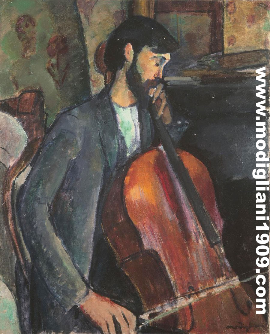 Studio per il suonatore di violoncello 1909