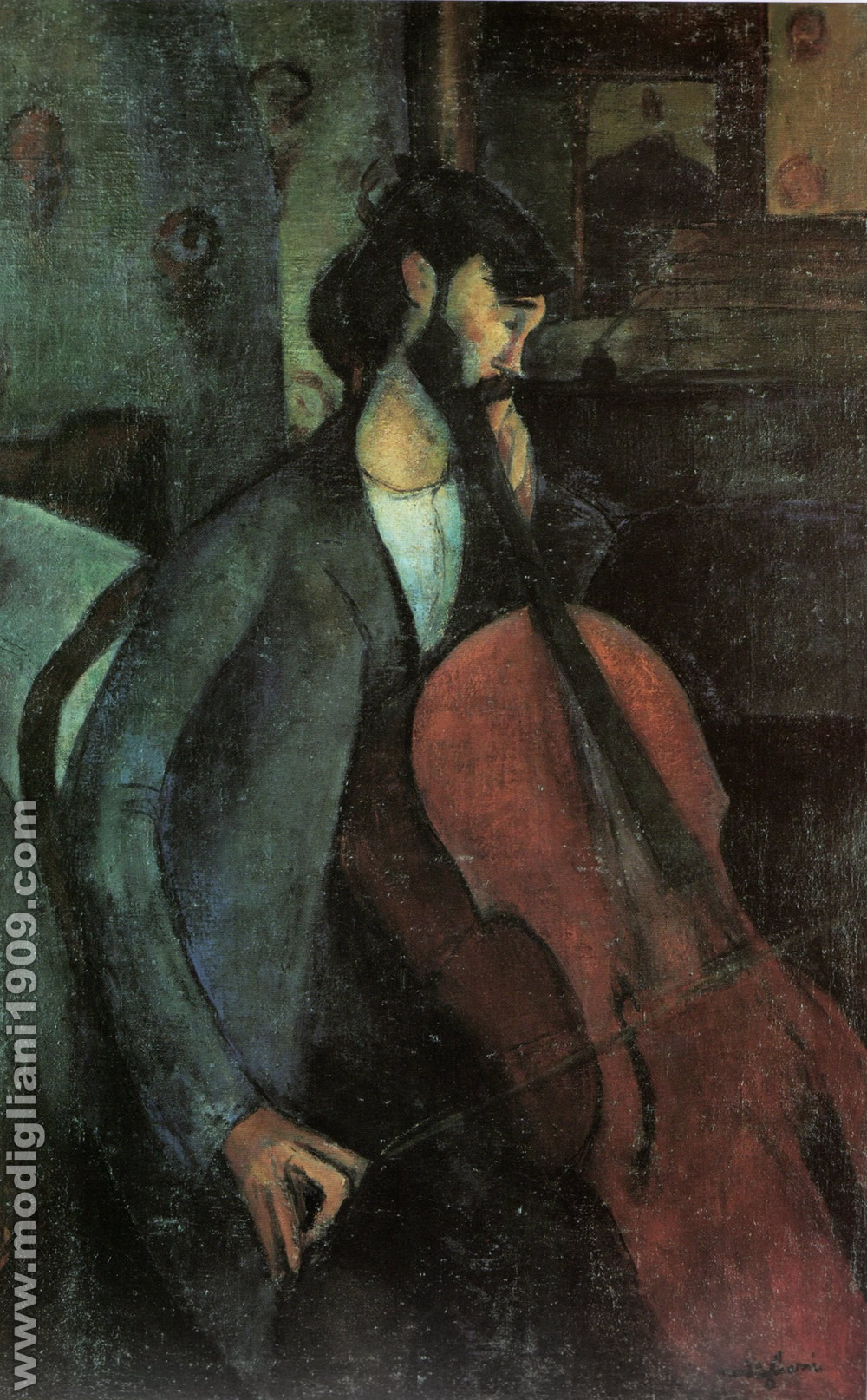Il violoncellista 1909