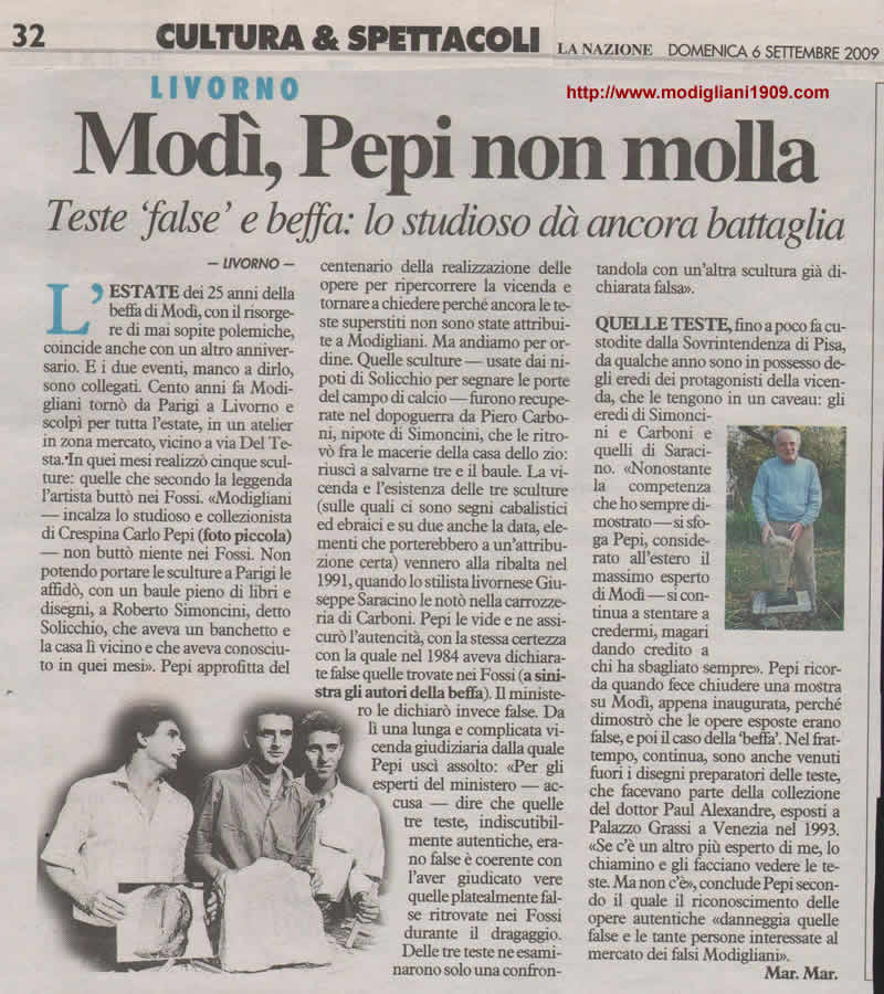 Modigliani: Carlo Pepi non molla!