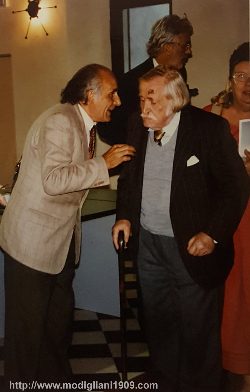 Enzo Carli con Carlo Pepi
