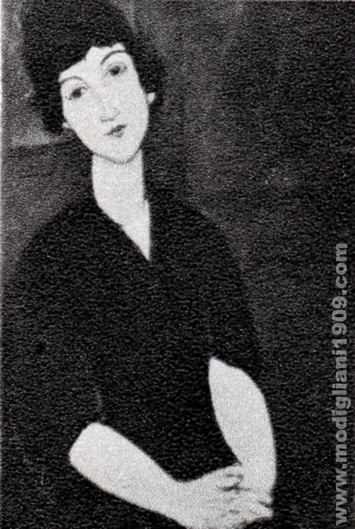 Donna seduta davanti a un uscio Amedeo Modigliani 1916