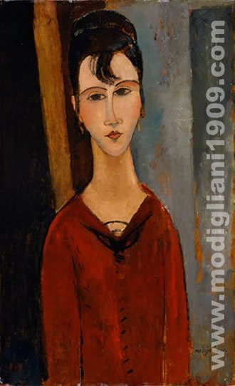 Busto di donna (Madame C.D.) Amedeo Modigliani 1916
