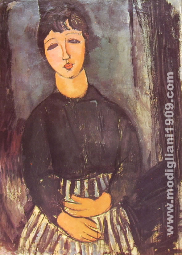 La servetta seduta Amedeo Modigliani 1916
