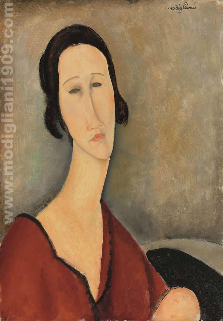Busto di Hanka Zborowska Amedeo Modigliani 1917