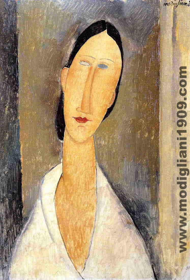 Testa di Hanka Zborowska Amedeo Modigliani 1917