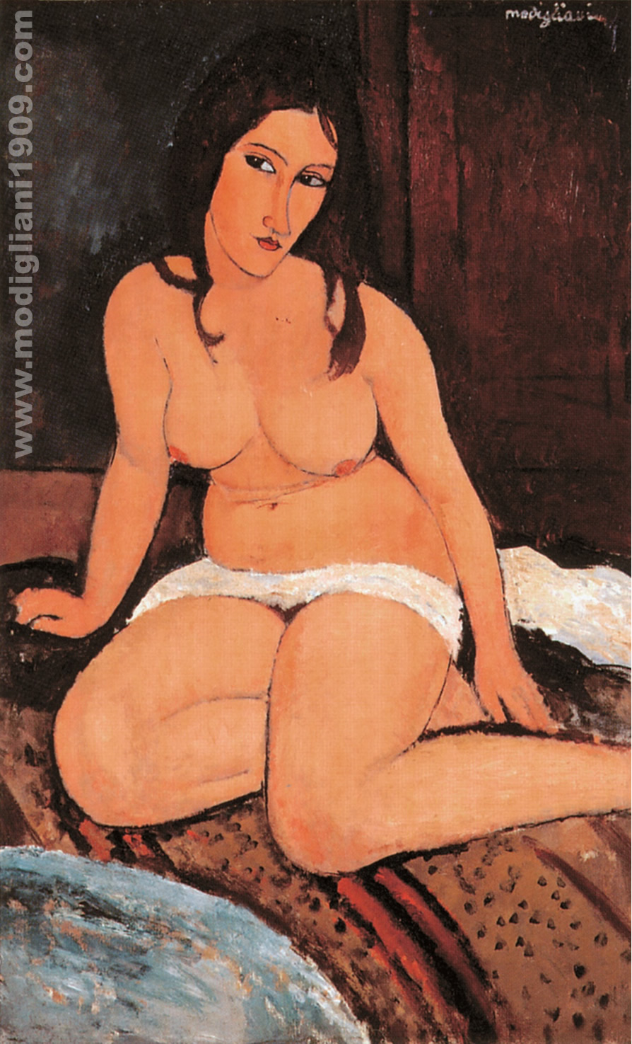 Nudo accovacciato Amedeo Modigliani 1917