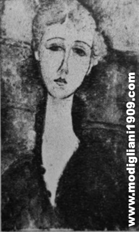 Busto di bionda Amedeo Modigliani 1917