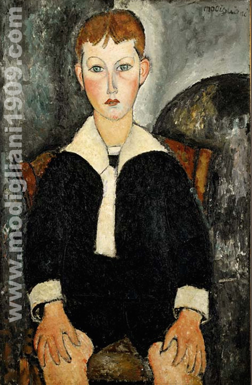 Ragazzo con vestito alla marinara Amedeo Modigliani 1917