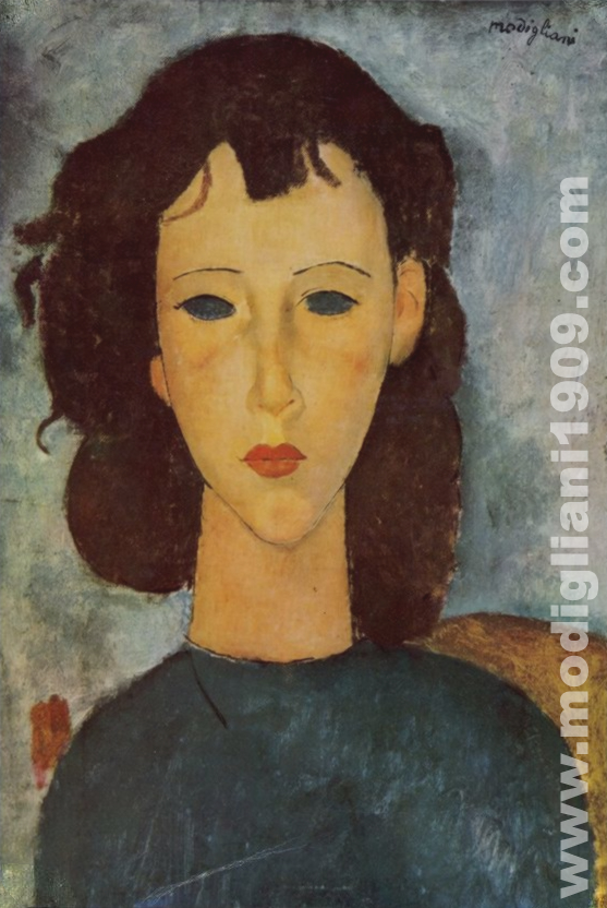 Busto di giovinetta Amedeo Modigliani 1918