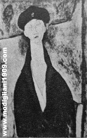 Lunia Czechowska con berretto Amedeo Modigliani 1919