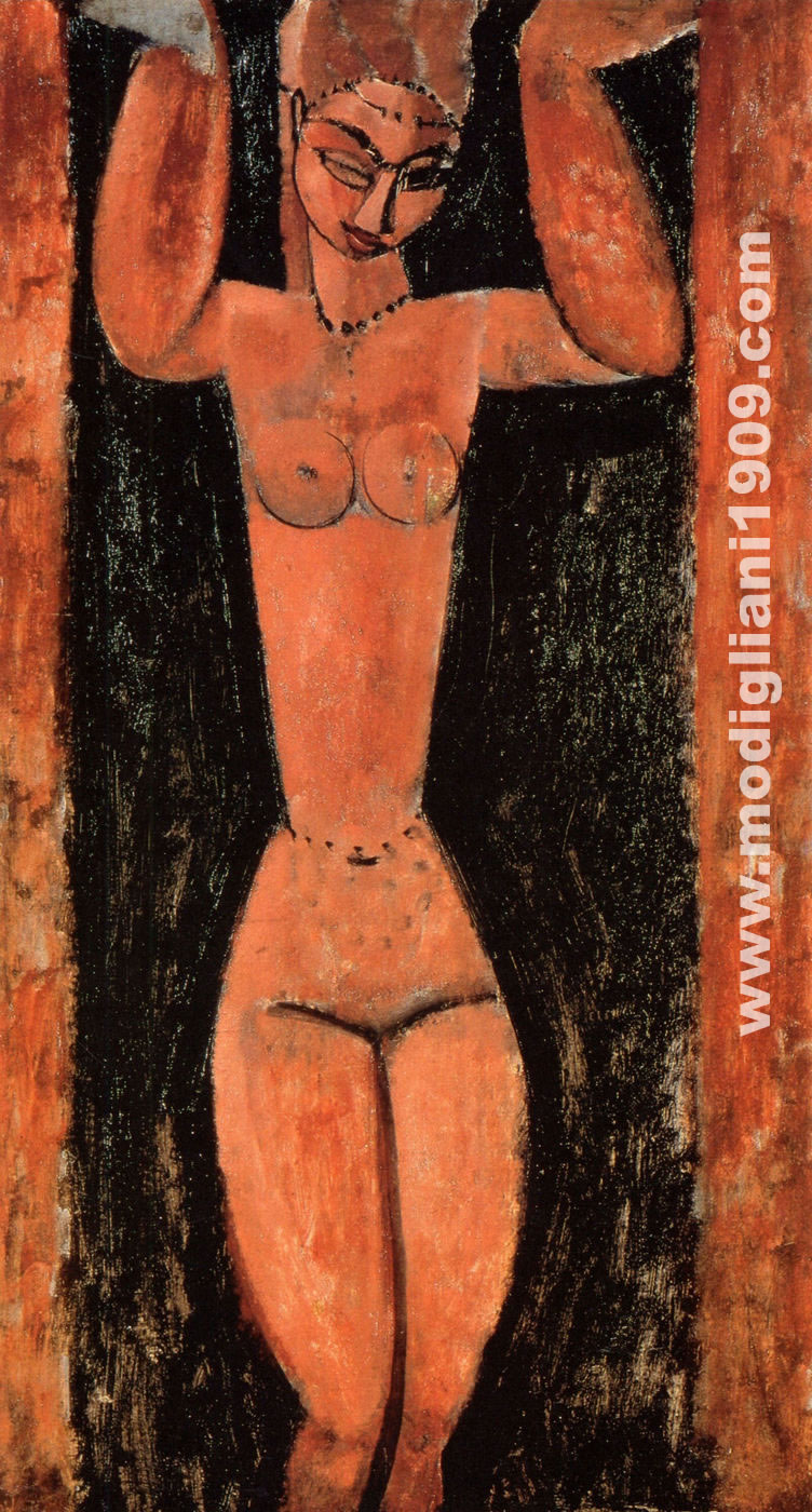cariatide in piedi 1913 Amedeo Modigliani