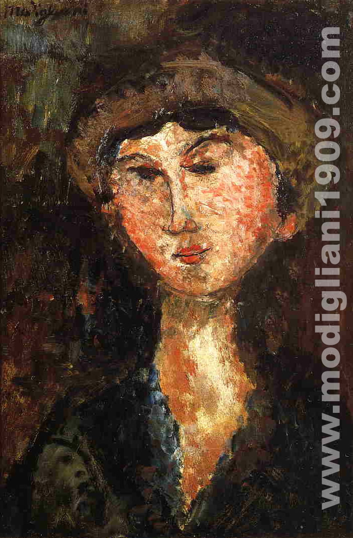 Beatrice Hastings con berretto - Modigliani 1914