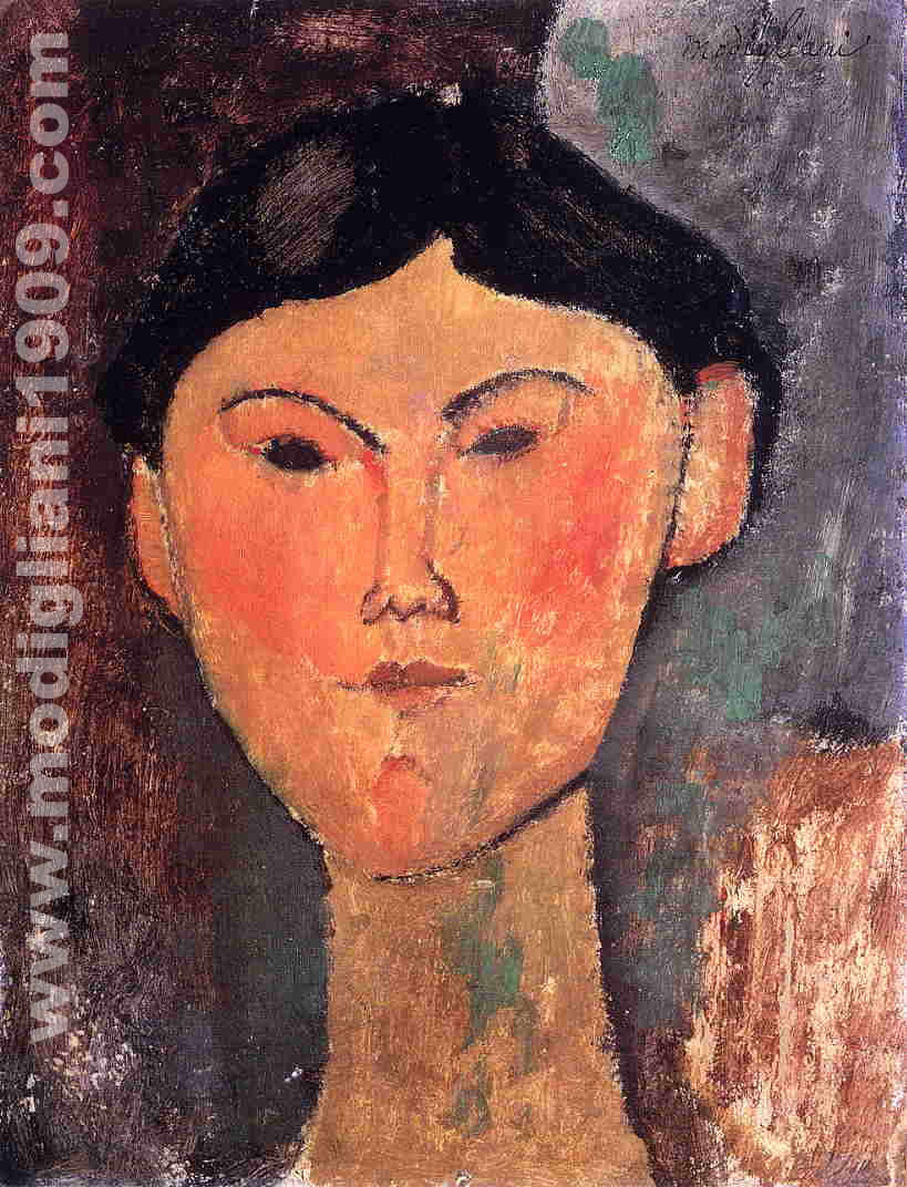 Testa di Beatrice Hastings Amedeo Modigliani 1915