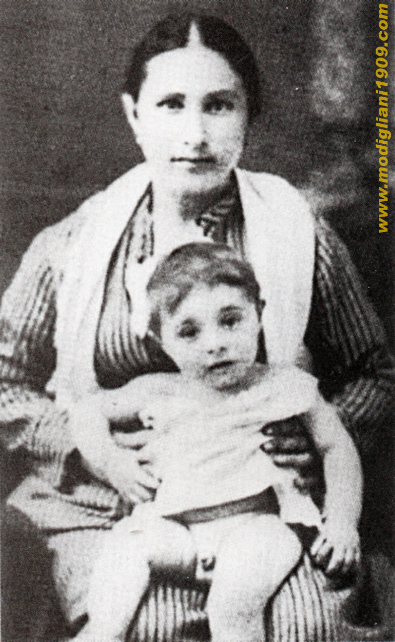 Amedeo Modigliani in braccio alla bambinaia
