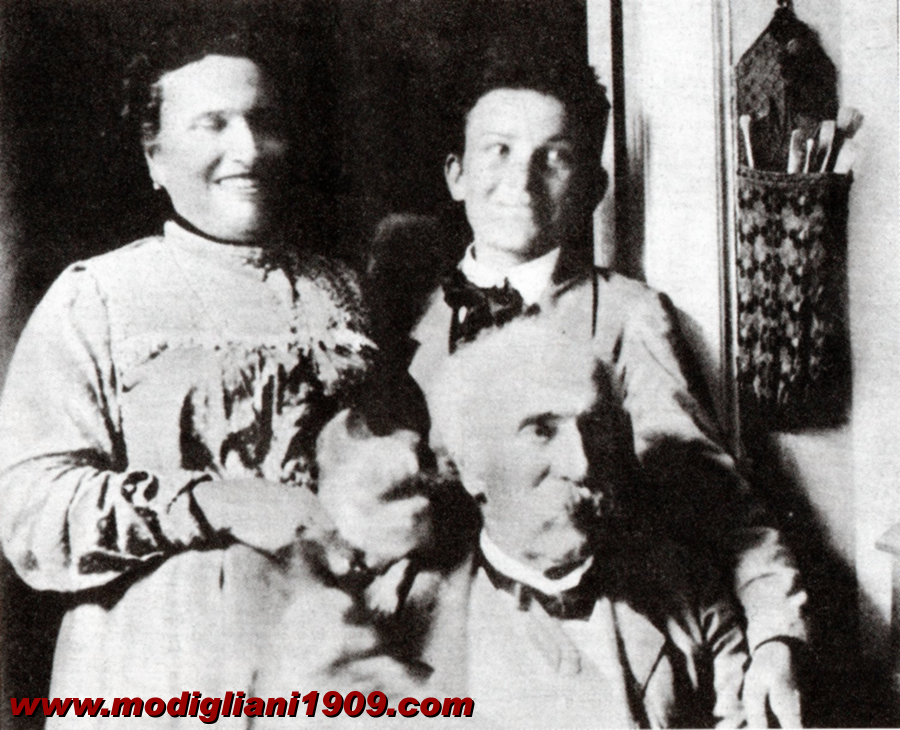 Amedeo Modigliani, Giovanni Fattori e la signora Micheli