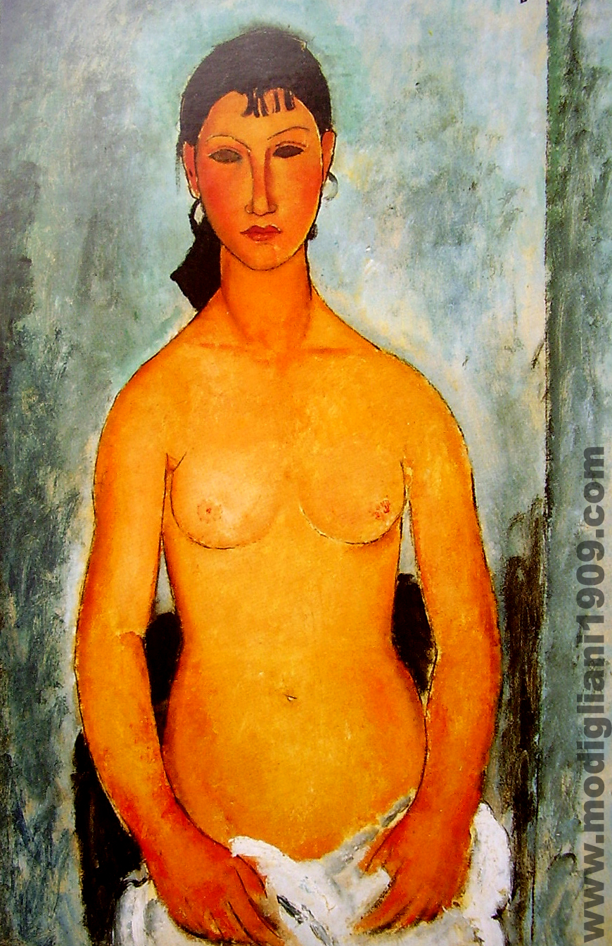 Nudo in piedi (Elvira), Berna, proprietà Walter Hadorn - Amedeo Modigliani, 1918