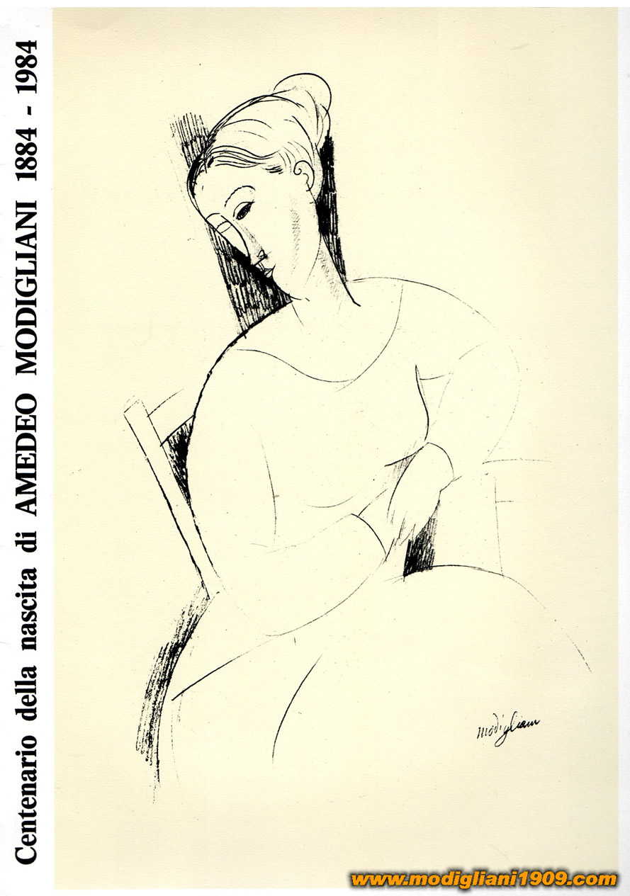A. Modigliani - Donna seduta - collezione privata - Crespina (Pisa)