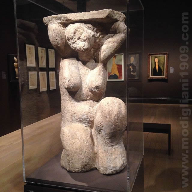 Скульптура, Амедео Модильяни, 1912, Museum of Modern Art, New York (MoMa)