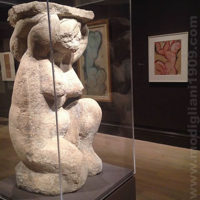 彫刻 アメデオ・モディリアーニ, 1912, Museum of Modern Art, New York (MoMa)