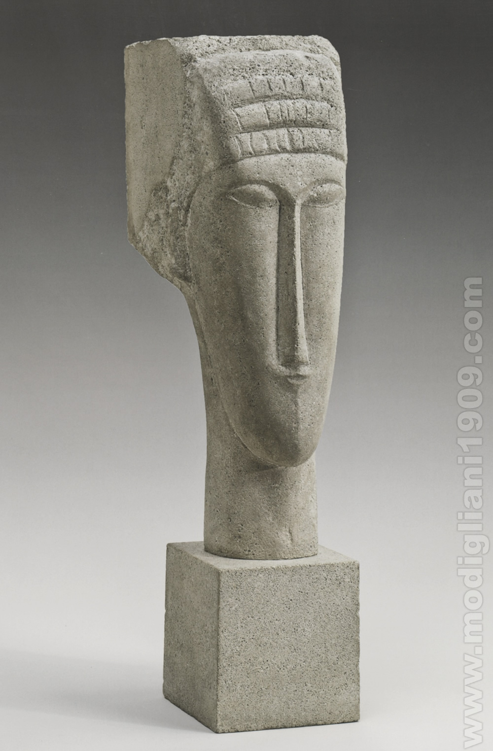 阿梅代奧•莫迪里亞尼 雕塑, 111 - 1912, Stone, Solomon R. Guggenheim Museum, New York
