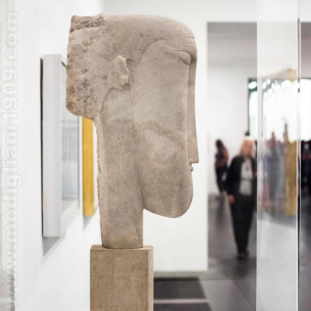 阿梅代奧•莫迪里亞尼 雕塑, 1911 - 1912, Tate Modern, London