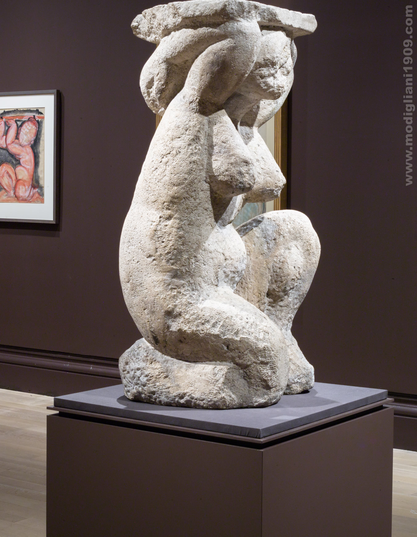 阿梅代奧•莫迪里亞尼 雕塑, 1912, Museum of Modern Art, New York (MoMa)