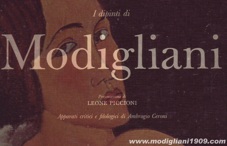 Amedeo Modigliani: Catalogo generale Ambrogio Ceroni