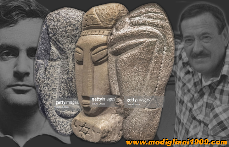 Amedeo Modigliani Head Sculptures 1909