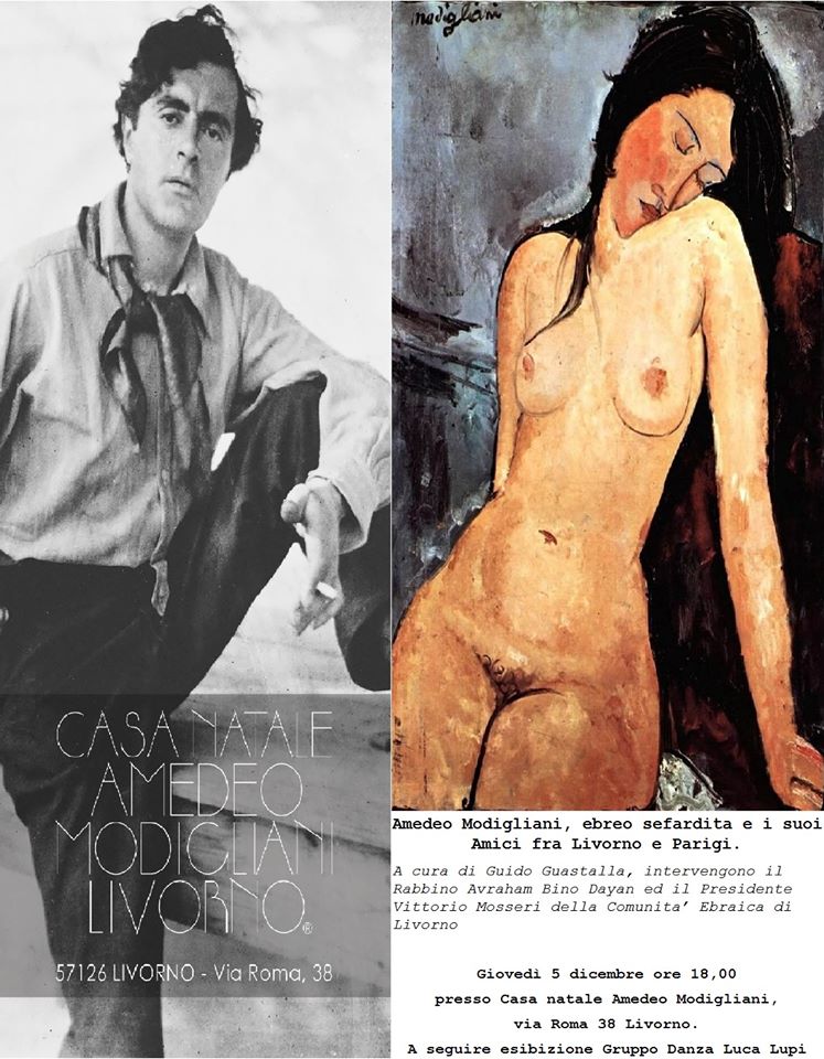 Amedeo Modigliani, ebreo sefardita e i suoi amici fra Livorno e Parigi