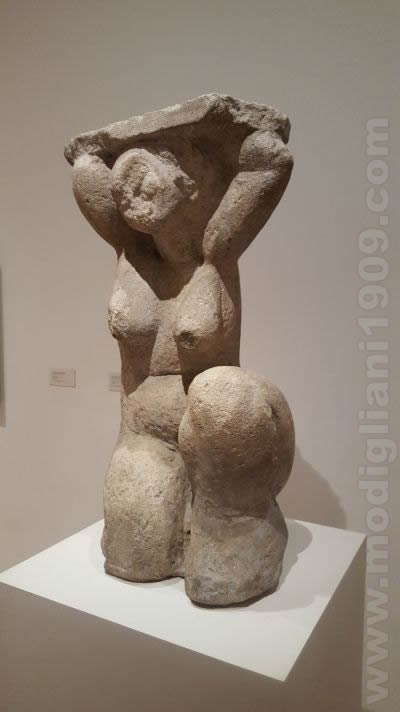 Caryatid, Amedeo Modigliani, 1912, Limestone, Museum of Modern Art, New York (MoMa)