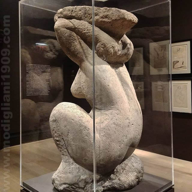 Caryatid, Amedeo Modigliani, 1912, Limestone, Museum of Modern Art, New York (MoMa)