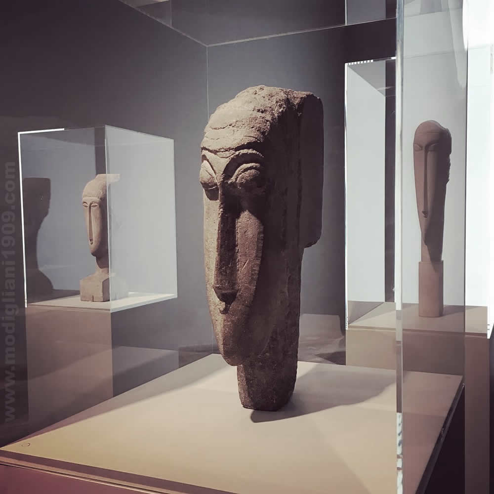 Tête, Amedeo Modigliani, 1911 - 1912, Limestone, Museum of Modern Art, New York (MoMa)